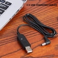 thumbnail image 1 of 2 cables de carga USB para cargador de escritorio de radio BaoFeng UV-5R UV-82 UV-8D JShteea  Nuevo, 1 of 8