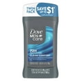 thumbnail image 3 of Dove Men+Care Long Lasting Antiperspirant Deodorant Stick for Men Twin Pack, Clean, 2.7 oz, 3 of 5