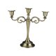 thumbnail image 5 of Candelabro de 3 brazos, candelabro cónico, adorno romántico para boda, candelabro decorativo Retro, centro de mesa para aniversario Bronce, 5 of 9