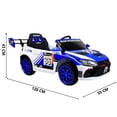 thumbnail image 4 of Montable Electrico para Niños Carro Rally con Control Remoto Sonido, Bluetooth, Luz Led, 12v-Azul, 4 of 7