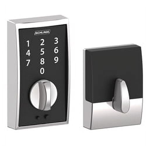 BE375CEN625 12-321 10-116 Century Touch Keyless Deadbolt - Polished Chrome