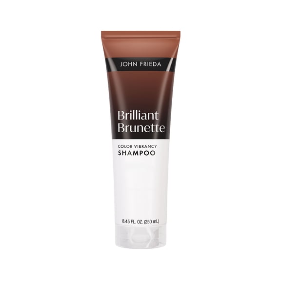 John Frieda Brilliant Brunette Shampoo, for Brunette Hair, Adult, 8.45 fl oz