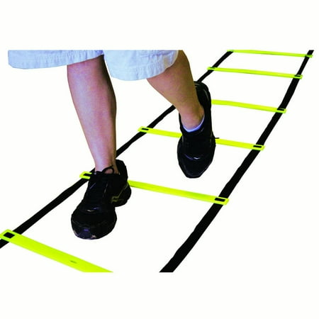 Elite Athlete Sports Training - Amber Athletic Gear Speed Training Agility Ladder 15 FT Adjustable Flat Rungs
