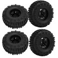 thumbnail image 1 of RC Rubber Tires,  6 Spoke Wheel Rims and Tires Strong Cushioning  for 1/10 RC Car, 1 of 7