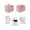 Pink, variant on Valentine's Day Small Toaster Cover 2 Slice, Kitchen Appliance Covers, Watercolor Pink Heart Love Romance Toaster Oven Cover with Loop, Bread Machine Cover Polyester Dust Cover Protection