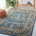 thumbnail image 3 of SAFAVIEH Antiquity Caelestinus Oriental Wool Area Rug, Dark Blue/Multi, 6' x 6' Square, 3 of 12