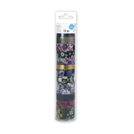 UPC: 0195158642445 | Black Floral Crafting Tape Set by Recollections™