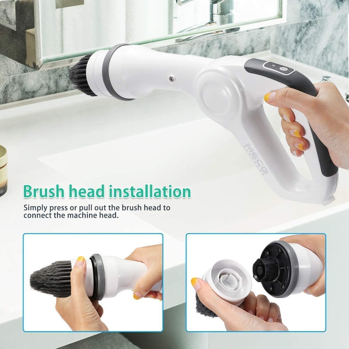 VacLife Cordless Electric Spin Scrubber - Shower Scrubber for Cleaning –  Oasis Bahamas