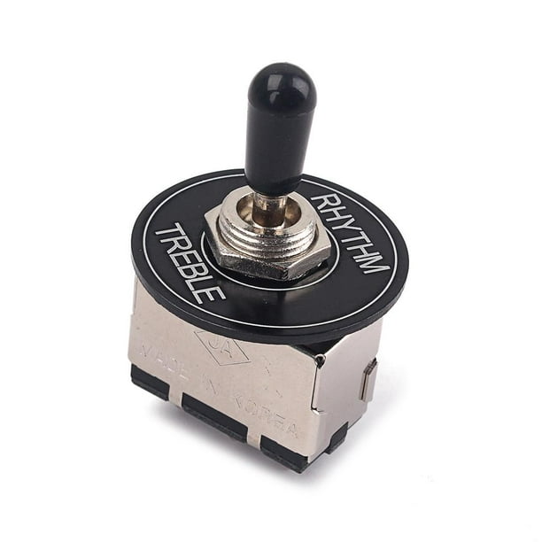 Selector de Pastillas de Interruptor de Palanca de 3 Vías para Guitarra Eléctrica + Juegos de Arandelas de Interruptor CUTICAT Interruptor de palanca de 3 vías