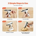 thumbnail image 6 of KFFKFF Heat Adhesive Applicator, Portable Battery-Operated Adhesive Device, Compact Cord-Free Heat Adhesive Kit with 2200mAh Power Source, 20 Adhesive Rods, Swift Warm-Up & Elevated Temperature, 6 of 9