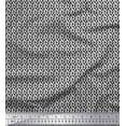 thumbnail image 1 of Soimoi Polyester Crepe Fabric Dolphin Small Printed Craft Fabric by The Yard 42 Inch Wide, 1 of 3