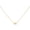 Gold B, variant on Stainless Steel Heart Initial Necklace for Women Dainty Simple Elegant 26 Letters of the English Alphabet Collarbone Chain Jewelry Gold I