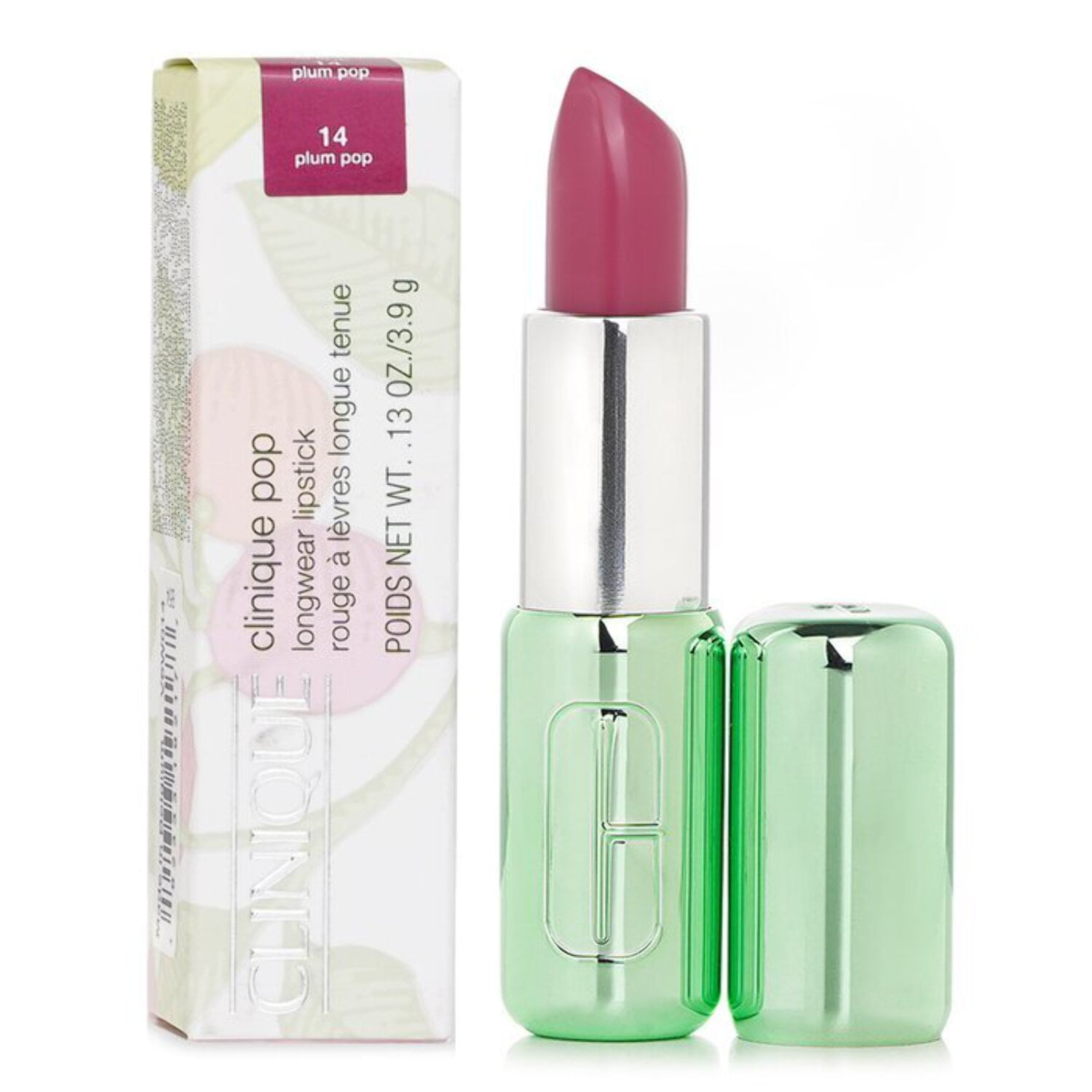 Clinique Clinique Pop Longwear Lipstick 0.13oz 14 Plum Pop(Shine) New With Box