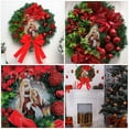 thumbnail image 5 of LOLIPPYY Christmas Garland with Artificial Flowers, Berries, and Greenery - Festive Decorative Wreath for Door and Wall Hanging, 5 of 6