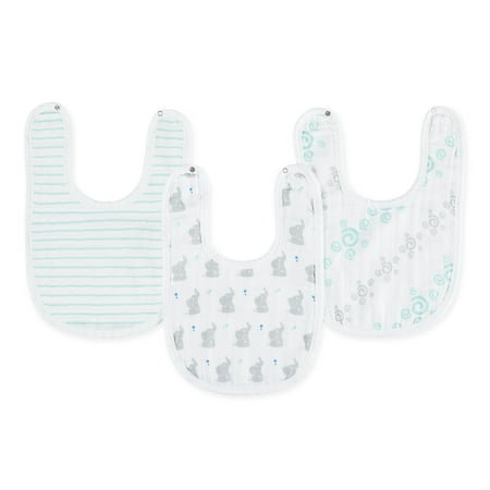 UPC: 0849345033669 | aden + anais essentials aden little bibs baby star 3-pack