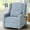 Blue, variant on JULY'S SONG Power Swivel Gilder Rocker Recliner Chair with Storage Ottoman, Skin-Friendly Nursery Rocking Chairs in Living Room with Waist Pillow, USB Charging, Blue
