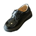 thumbnail image 2 of Dress Shoe for Student Boys and Girls Leisure Low Cut Shoes PU Leather Shoes 40, 2 of 8