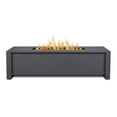 thumbnail image 2 of Bowery Hill Contemporary 52" x 26" Aluminum Propane Fire Table in Gray, 2 of 7