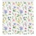 thumbnail image 3 of Ambesonne Aster Shower Curtain, Botanical Herbs Nature, 69"Wx70"L, Multicolor, 3 of 3