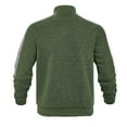 thumbnail image 4 of Tenue Décontractée à Col Roulé Vert Lime Armée pour Homme, Manches Longues, Coupe Ample, Automne Hiver 2025, Concert Country, 4 of 9