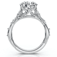 thumbnail image 3 of Pompeii Certified 3Ct Garden Diamond Engagement Ring 14k Gold or Platinum Lab Grown, 3 of 6