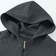 thumbnail image 4 of Ceisia Men's Hooded Solid Color Casual Style Jacket - Nylon-Spandex for Daily & Outdoor Wear Gift, 4 of 8
