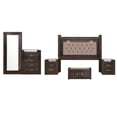 thumbnail image 2 of Recamara Kessa Muebles  Magnolia 6 Piezas Nogal, 2 of 18