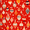 Red Christmas Ornaments Pattern, variant on FORMRS 3 Ring Binder with Pockets 1.5" D-Rings Clip Board 200 Sheets Capacity, Red Christmas Ornaments Pattern