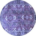 thumbnail image 1 of Ahgly Company Indoor Round Persian Blue Traditional Area Rugs, 7' Round, 1 of 4