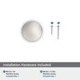 thumbnail image 4 of Amerock Farewind 1-1/4 inch (32mm) Diameter Satin Nickel Cabinet Knob, 4 of 6