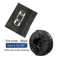 thumbnail image 3 of 4 Pcs SUV Car Seasonal Protection Storage Tire Tote Carry Bags, 3 of 11