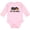 AD-Pink, variant on Napping Dis Tew Much Rottweiler Boys or Girls Long Sleeve Baby Bodysuit