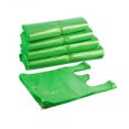 thumbnail image 3 of 100 piezas/paquete de bolsas de plástico verdes para llevar al supermercado, bolsas desechables con asa para cocina, sala de estar, embalaje de alimentos limpios, 3 of 5