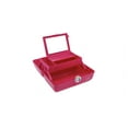 thumbnail image 3 of Caboodles On-The-Go Girl Makeup Box, Deep Pink Sparkle, 3 of 4
