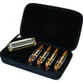 thumbnail image 4 of Hohner MS Series Blues Harp Bundle of 5 Harmonicas with C-7 Case, 4 of 6