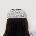 thumbnail image 5 of AirLoni Women Stretchy Soft Fabric Headband Non-Slip Breathable Skincare Hair Band For Daily Wash Face Casual Headwear Elastic Hair Accessory White,One Size, 5 of 5