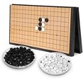 thumbnail image 5 of Tablero de juego magnético Go, tablero de rompecabezas plegable de madera portátil Weiqi, juego educativo para niños adultos, 5 of 5