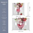 thumbnail image 2 of Yayeee Toggle Light Switch Wall Plate 2-Gang 4.56"x4.48" Decorative Outlet Cover, Strawberry Ice Cream Pattern, 2 of 7