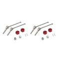 thumbnail image 3 of Xingzhi Front Drive Shaft Coupler 1:12 Remote Control Car Upgrade Parts Repair Red 2Set, 3 of 6