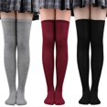 thumbnail image 1 of Extra Long Socks Thigh High Cotton socks extra long knee socks for women, 1 of 4