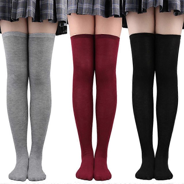 Extra Long Socks Thigh High Cotton socks extra long knee socks for women