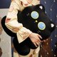 thumbnail image 4 of Almohadas de felpa suave con forma de gato negro para niñas, juguetes de peluche de animales de dibujos animados encantadores, regalos de cumpleaños, manta de sofá, cojín, 40cm/45cm, 4 of 5