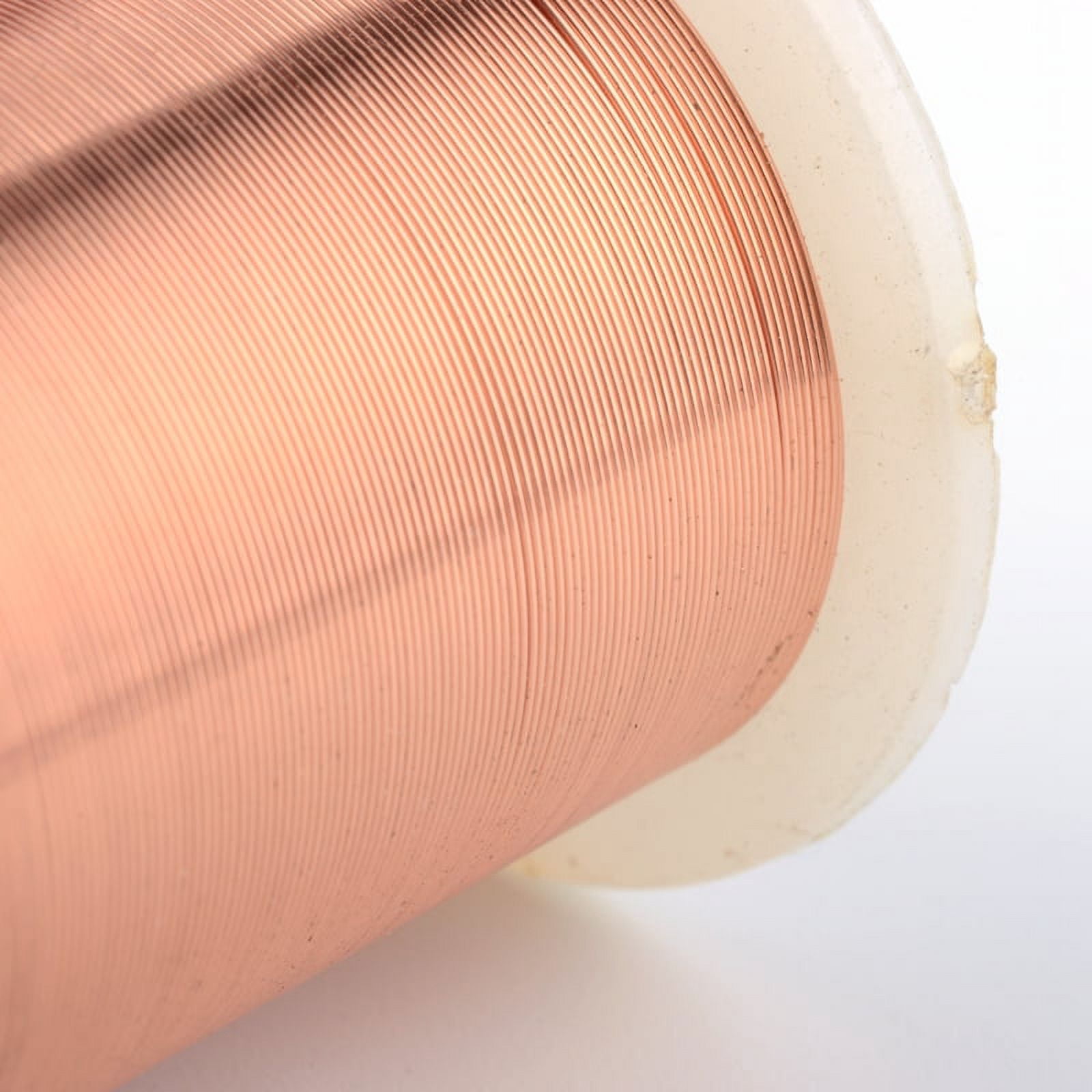 5 roll Bare Copper Wire Copper Jewelry Craft Wire Rose golden 24 Gauge 0.5mm 59.05 Feet(18m)/roll