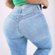 thumbnail image 3 of Pantalón Mujer Colombiano Mezclilla Jeans Dama N4789C Súper Skinny, 3 of 5