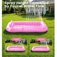 thumbnail image 4 of KOPPOP 77" x 48" XL Inflatable Tanning Pool Lounger Float with Sprinkler, 6-in-1 Suntan Tub Sunbathing Bed for Adults with Pillow & Cup Holder, 4 of 4