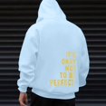 thumbnail image 5 of Gerichy Hoodies for Men Loose Solid Hooded Sweater Top Hoodies for Men Light Blue,2XL, 5 of 5