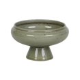 thumbnail image 1 of Bandeja de cerámica alta de sobremesa con patas, ideal for arreglos florales chinos en interiores y exteriores., 1 of 5