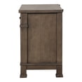 thumbnail image 4 of Furniture of America Northfield 3-Drawer Solid Wood Nightstand with USB Port, Dark Walnut, 4 of 17