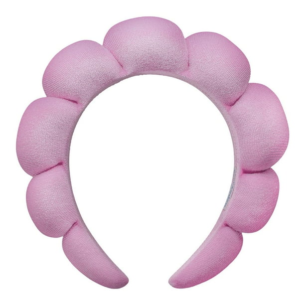 Diadema de spa para niños Evereden: Diademas de spa elegantes, suaves y adorables de esponja y tela de rizo para niñas - Diadema de lavado de cara para lavarse la cara ponerse pintura facial o simplem