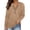 Khaki, variant on Summer Savings Clearance 2024! TAGOLD Womens Tops,Fashion Woman Long Sleeve V-Neck Solid Zipper Blouse Autumn Causal Pullover Tops
